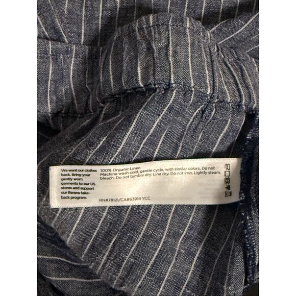 Eileen Fisher Puckered Organic Linen Pocket Skirt Size Medium - Picture 5 of 6